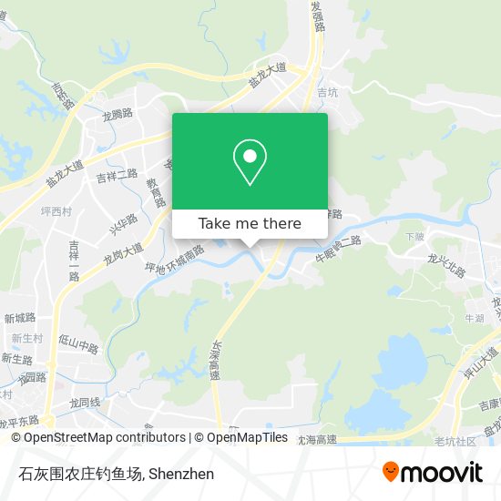 石灰围农庄钓鱼场 map