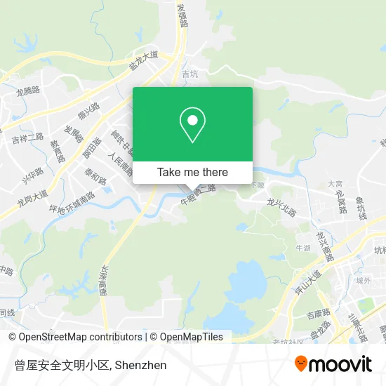 曾屋安全文明小区 map