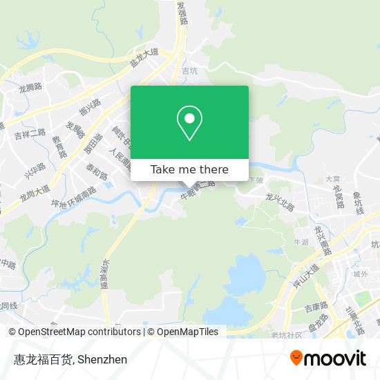 惠龙福百货 map