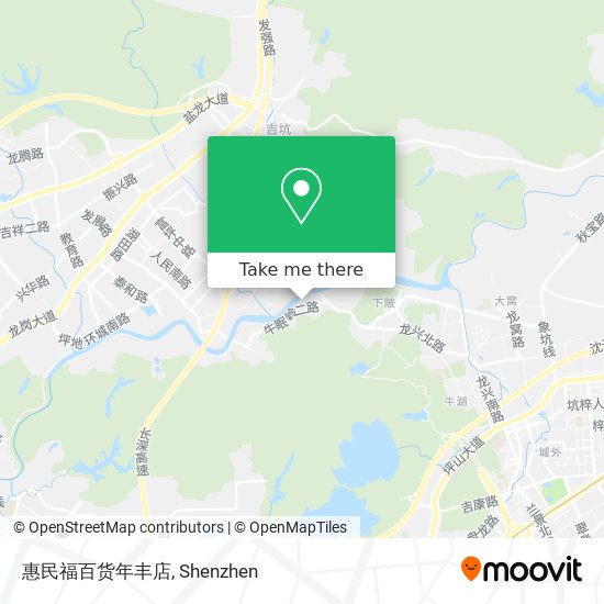 惠民福百货年丰店 map