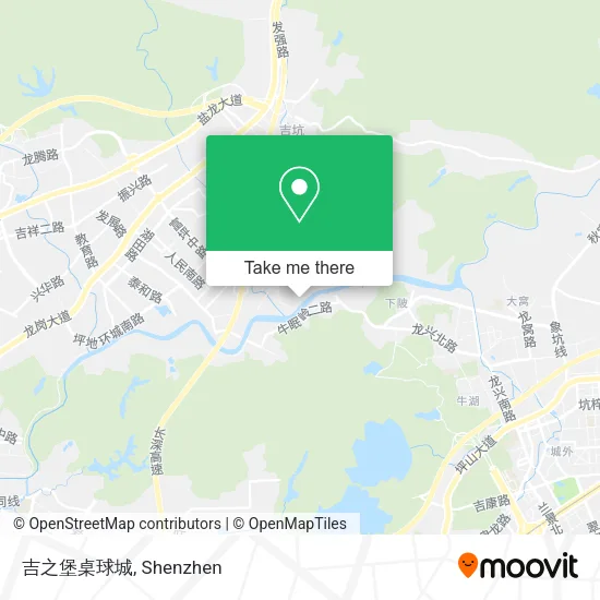 吉之堡桌球城 map