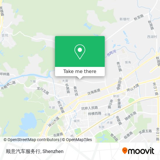 顺意汽车服务行 map