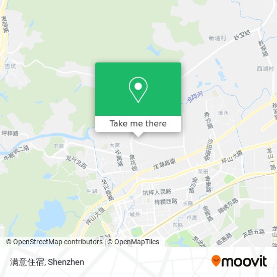 满意住宿 map