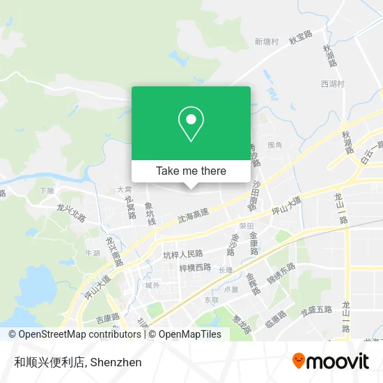 和顺兴便利店 map