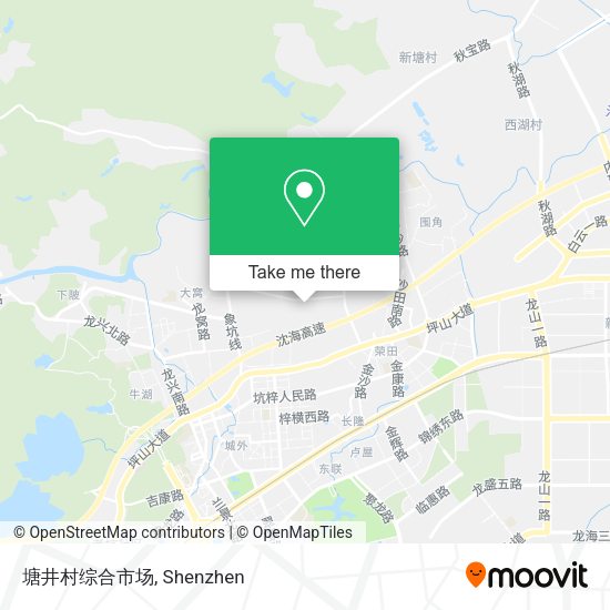 塘井村综合市场 map