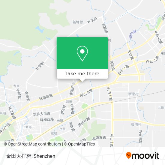 金田大排档 map
