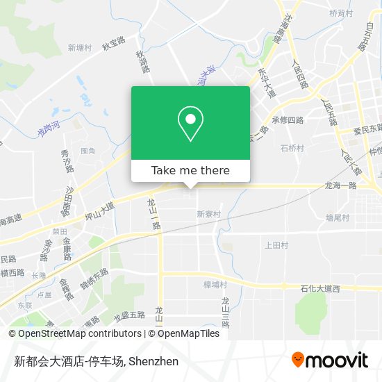 新都会大酒店-停车场 map