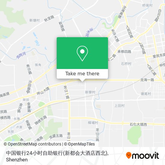 中国银行24小时自助银行(新都会大酒店西北) map