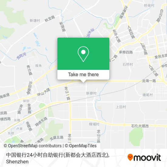 中国银行24小时自助银行(新都会大酒店西北) map