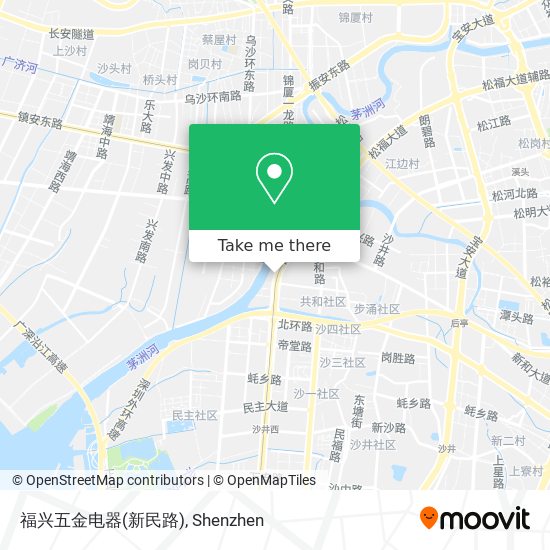 福兴五金电器(新民路) map