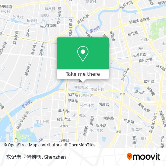 东记老牌猪脚饭 map