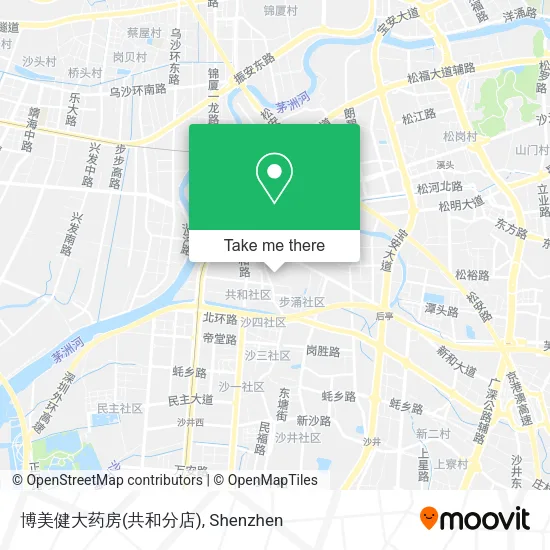 博美健大药房(共和分店) map