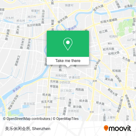 美乐休闲会所 map