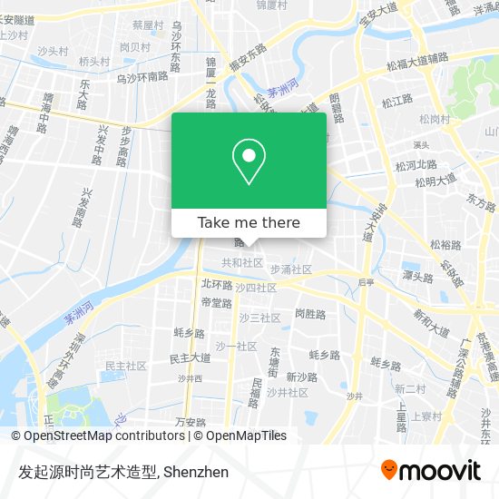 发起源时尚艺术造型 map