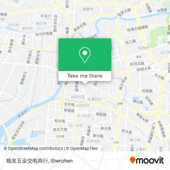 顺发五金交电商行 map