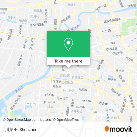 川菜王 map
