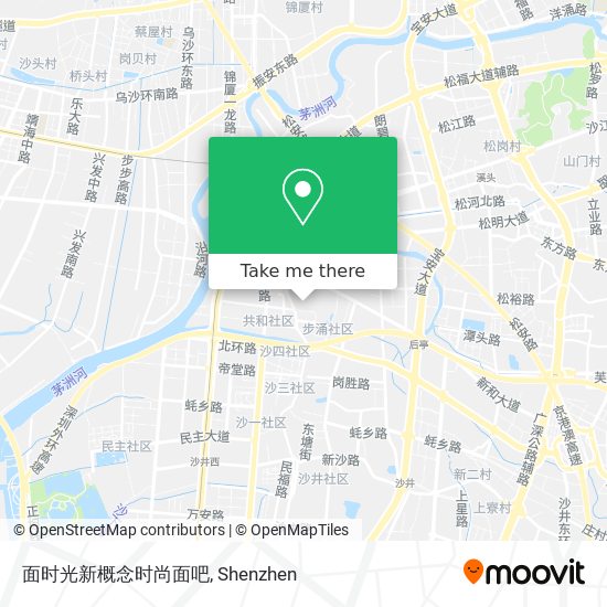 面时光新概念时尚面吧 map