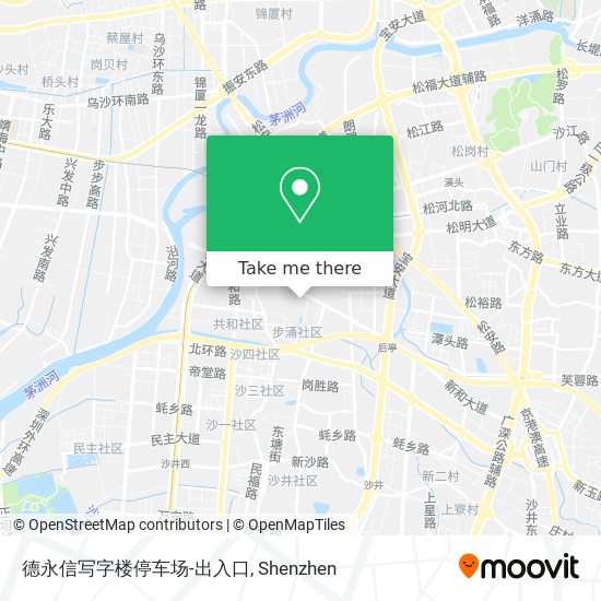 德永信写字楼停车场-出入口 map