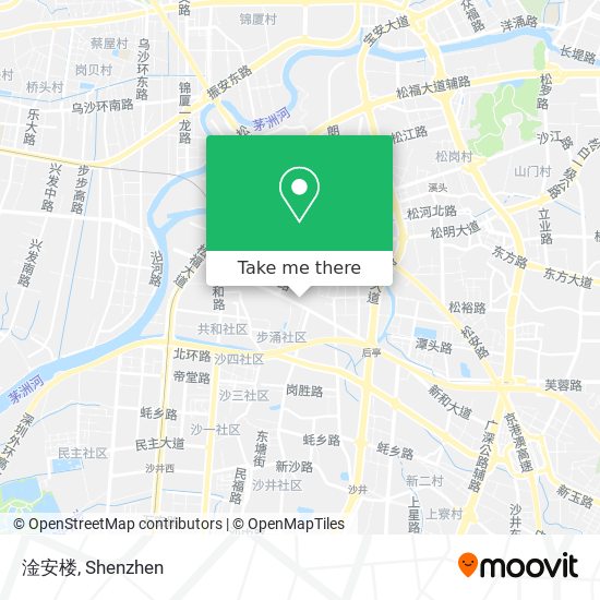 淦安楼 map
