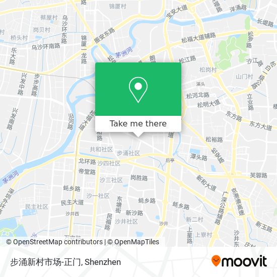 步涌新村市场-正门 map