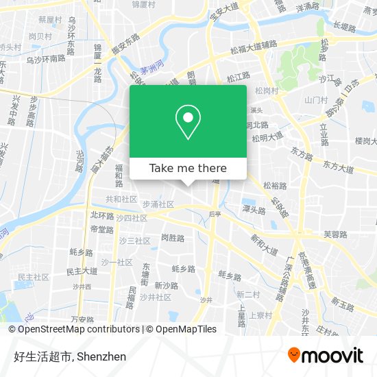 好生活超市 map