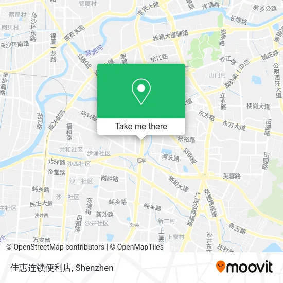 佳惠连锁便利店 map