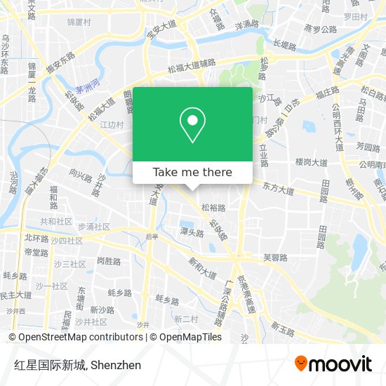 红星国际新城 map