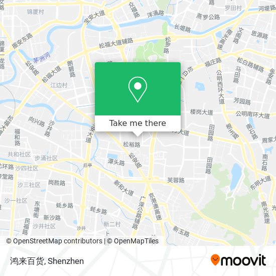 鸿来百货 map