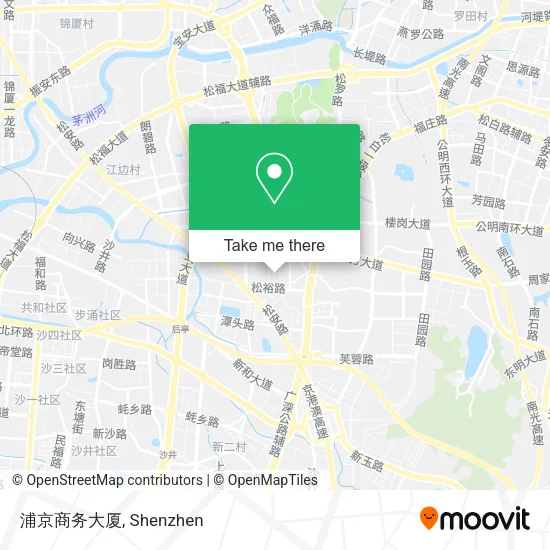浦京商务大厦 map