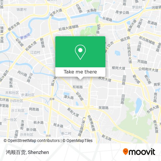 鸿顺百货 map