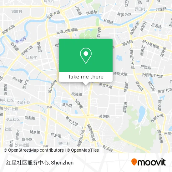 红星社区服务中心 map