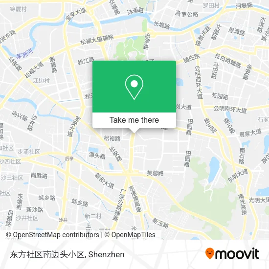 东方社区南边头小区 map