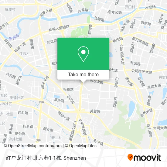 红星龙门村-北六巷1-1栋 map