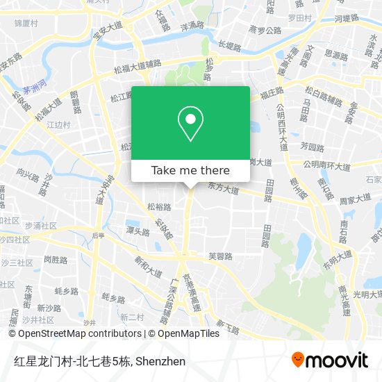 红星龙门村-北七巷5栋 map