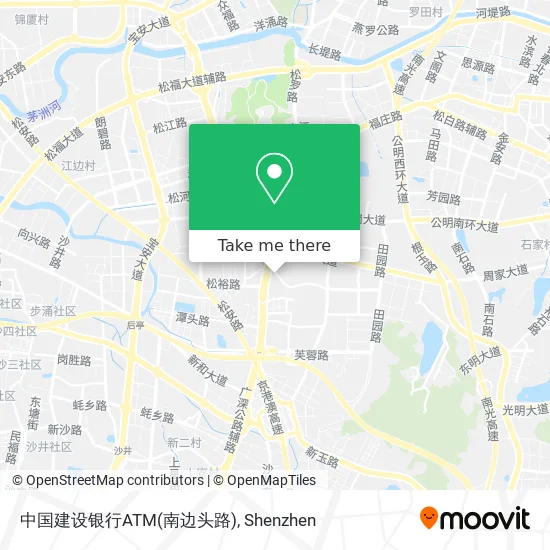 中国建设银行ATM(南边头路) map