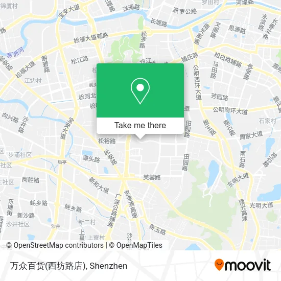 万众百货(西坊路店) map