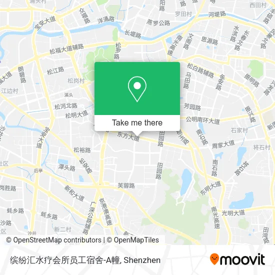 缤纷汇水疗会所员工宿舍-A幢 map