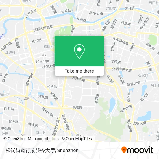 松岗街道行政服务大厅 map