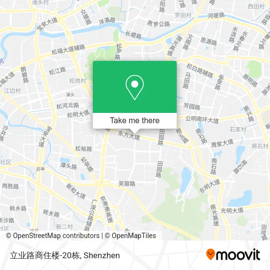 立业路商住楼-20栋 map