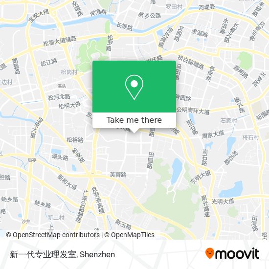 新一代专业理发室 map