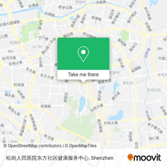 松岗人民医院东方社区健康服务中心 map
