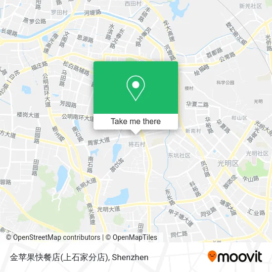 金苹果快餐店(上石家分店) map