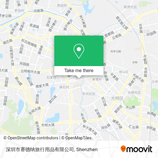 深圳市赛德纳旅行用品有限公司 map