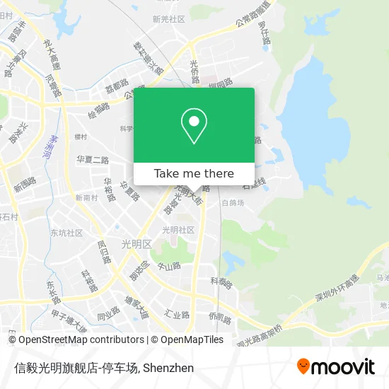 信毅光明旗舰店-停车场 map