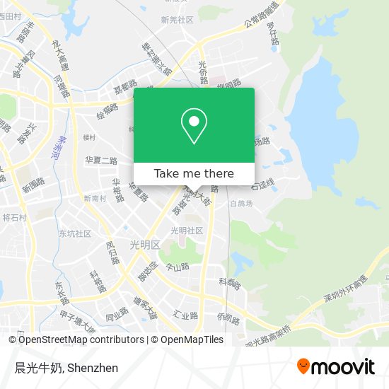 晨光牛奶 map