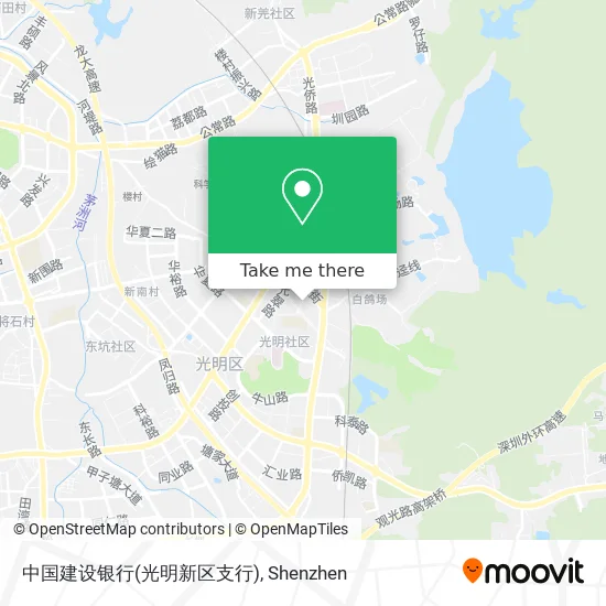 中国建设银行(光明新区支行) map