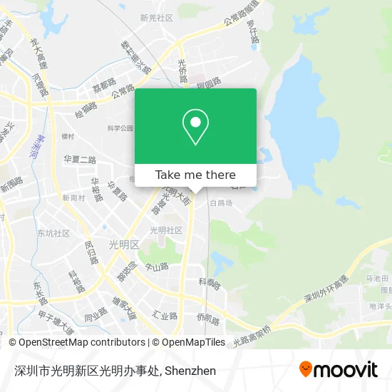 深圳市光明新区光明办事处 map