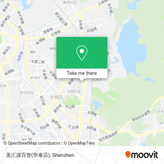 美汇源百货(华泰店) map