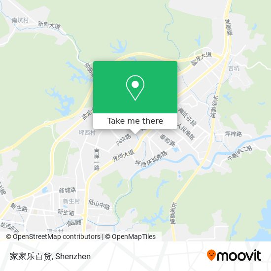 家家乐百货 map