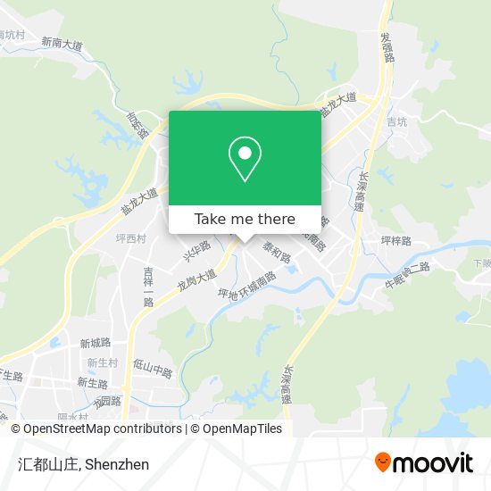 汇都山庄 map
